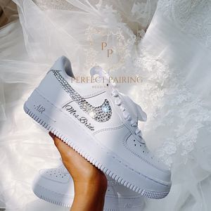 Wedding custom sneakers - air force 1